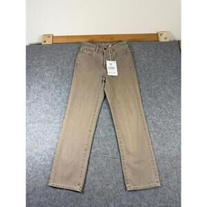 AG The Jean of Tomorrow Alexxis Women's Beige High Rise Vintage Jeans 24 NWT